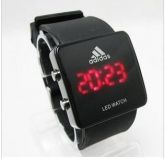 Relógio Adidas LED Preto